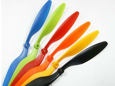 10x 45 Propeller Set (one clockwise rotating, one counter-clockw - Click Image to Close