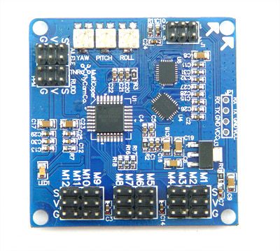 FLYCAM Blueboard Flight Controller (Upgraded from KK V5.5) - X M - Click Image to Close