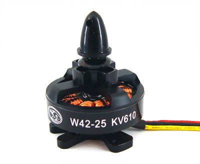 HL W42-25 390KV Outrunner Brushless Disk Type Motor for 450-650 - Click Image to Close