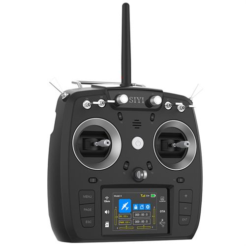 SIYI FT24 15KM 2.4G 12CH Long Range Radio Transmitter with FR RX - Click Image to Close