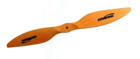 14x4.5 Wood Propeller for Electric Motor - (CCW) - Click Image to Close