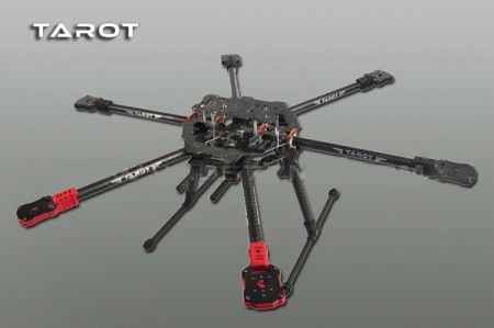 TAROT IRON MAN 690S Foldable Hexcopter Frame Kit TL68C01 - Click Image to Close