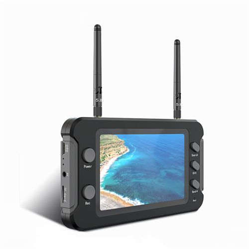 Monitor with DVR FYS 5.8G FPV 40CH 4.3 Inch LCD Display 16:9 - Click Image to Close