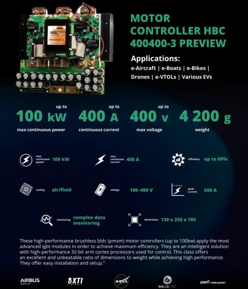 100KW-50kw Professional ESC electric air craft MGMcontrollers - Click Image to Close