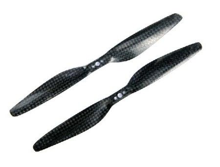7 x 3 inch 3-hole Direct Mounting 3K Carbon Propeller CW,CCW - Click Image to Close