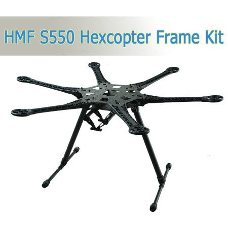 S550 Hexcopter fram kit with gopro hero3 2 axis brushless gimbal - Click Image to Close
