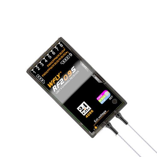 RF209S Receicer 9 channel Support SBUS PPM W.BUS for WFLY ET12 2.4GHz Remote Controller