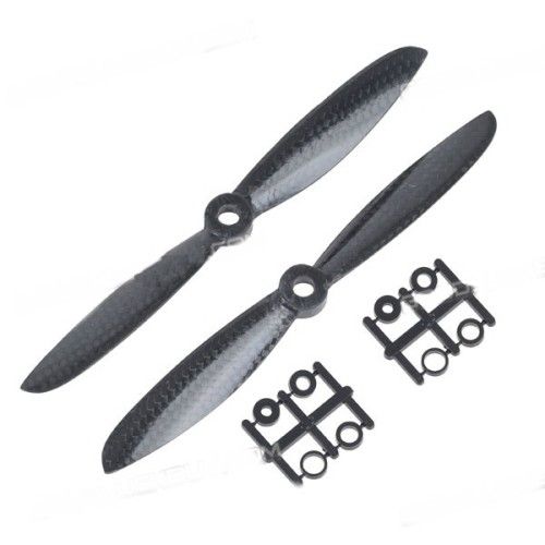 6045 6*4.5 Carbon Fiber Propeller Prop CW/CCW 1-Pair for RC MultiCopters