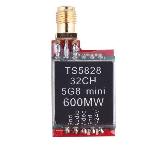 5.8Ghz 32Ch tiny 600mW AV Wireless Transmitter TS5828 - Click Image to Close