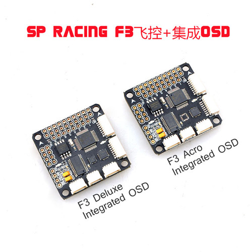 F3 SP Racing Flight Controller With Integrated OSD Deluxe for FP - Click Image to Close