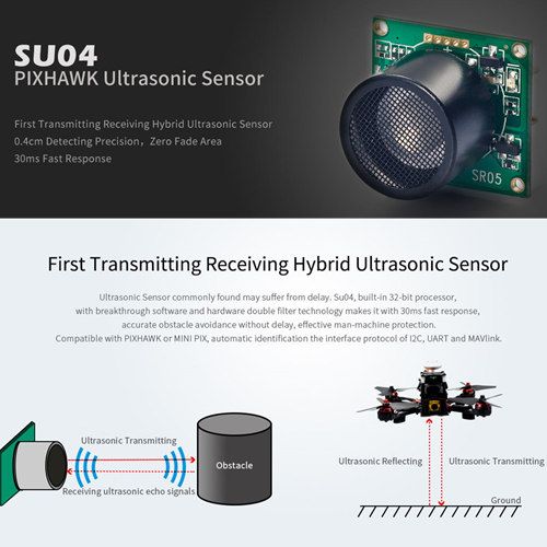 SU04 Ultrasonic Sensor Distance Measurement Module Pixhawk - Click Image to Close
