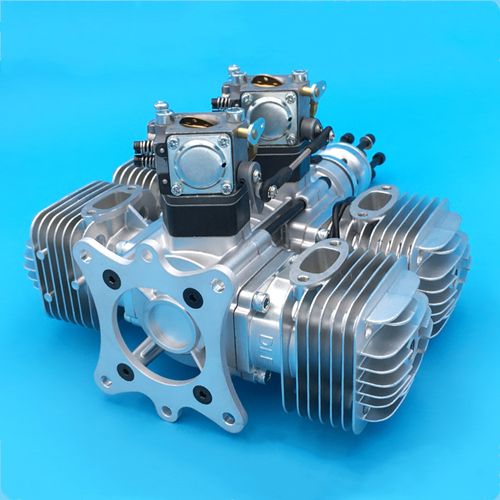 DLE120 T4 RC Airplane Gasoline Engine Power Four-Cylinder Two-Stroke Side Exhaust Natural Wind-Cooled 120CC Displacement