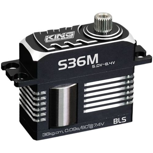 KINGMAX S36M 52g 36kg-cm digital steel gears mini servo - Click Image to Close
