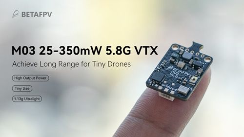 5.8G Adjustable VTX Picture Transmission BETAFPV M03 25-350mW