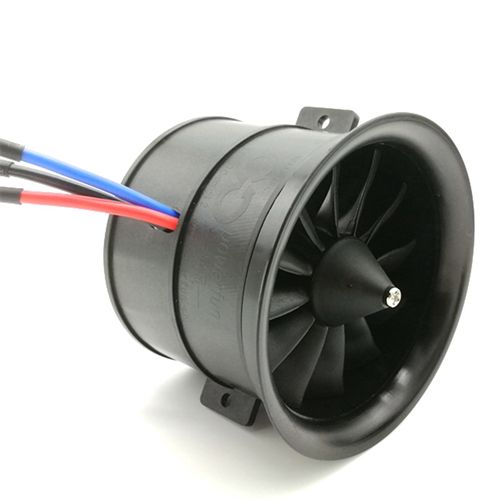70mm 12 Blades Ducted Fan EDF Unit with 4S 3300KV BrushlessMotor - Click Image to Close