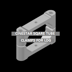 Aluminum square clamp one pair fits Cinestar landing gear - Click Image to Close