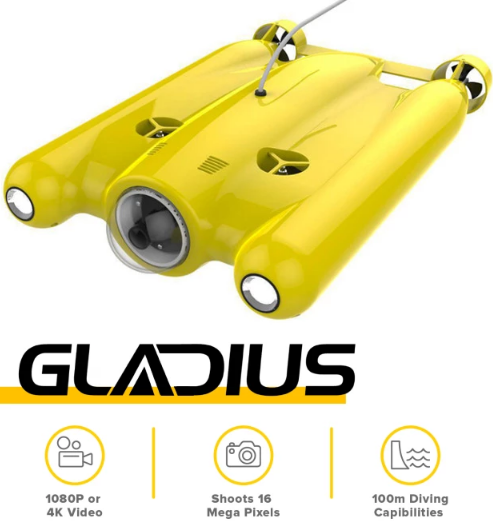 GLADIUS SUBMERSIBLE UNDERWATER DRONE Advanced Pro - Click Image to Close