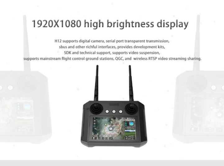 Skydroid H12 12 Channel 2.4GHz 1080P Digital Video Data Transmis - Click Image to Close