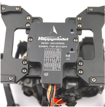 HG3D + three axes Brushless Gimbal 216 * 198 * 179mm 360 degree rotation HDMI-AV for GH3 / 4/5 aerial photography Quadcopter Spare parts
