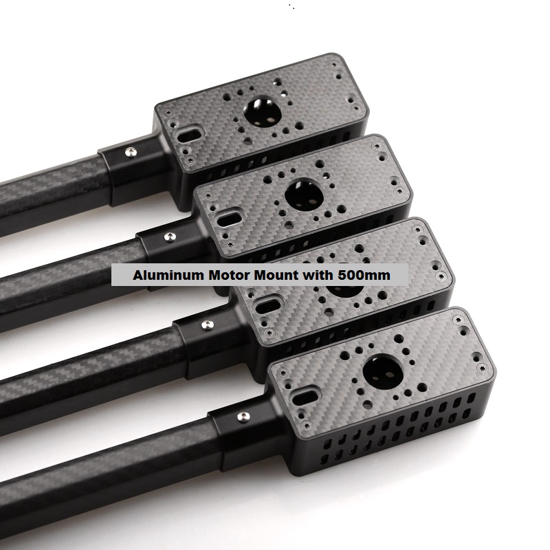 Aluminum Motor Mount with 600mm length Octangular arms for X8/X6 - Click Image to Close