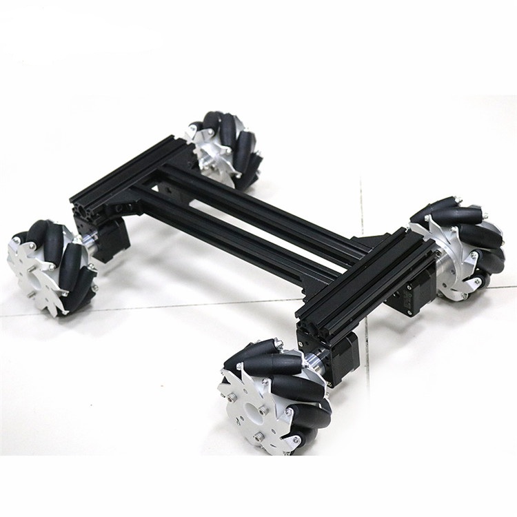4 wheel universal intelligent car chassis omni directional mobile robot development platform
