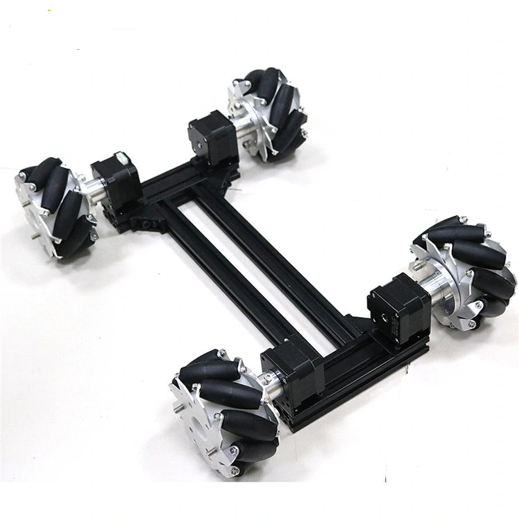 4 wheel universal intelligent car chassis omni directional robot - Click Image to Close
