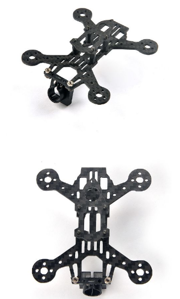 Toad85 85mm Micro FPV 3K Carbon Fiber Frame Kit with Nylon Cam - Click Image to Close