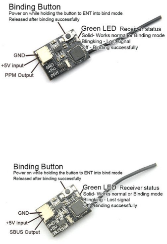 FD800 Mini D8 Receiver SBUS PPM Compatible FRSKY ACCST - Click Image to Close