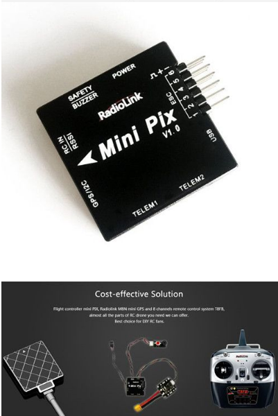 Radiolink Mini PIX None GPS Basic configuration for DIY RC Drone - Click Image to Close