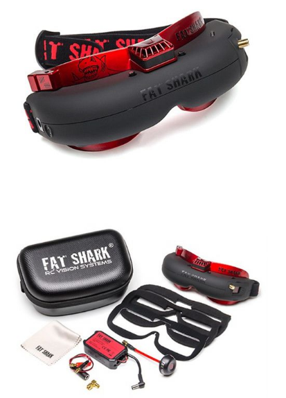 Fatshark Attitude V4 FPV Goggles 4: 3 Video Headset With DVR - Click Image to Close