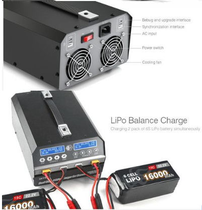 SKYRC 1080W 20A Dual Channel Lithium Battery Charge - Click Image to Close