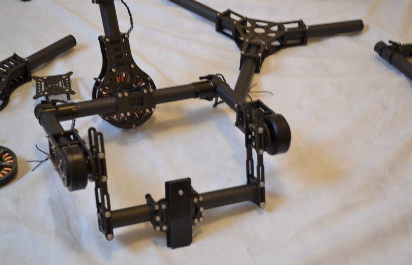 CINESTAR 3 Axis Brushless servo gimbals upgrade with encoders - Click Image to Close
