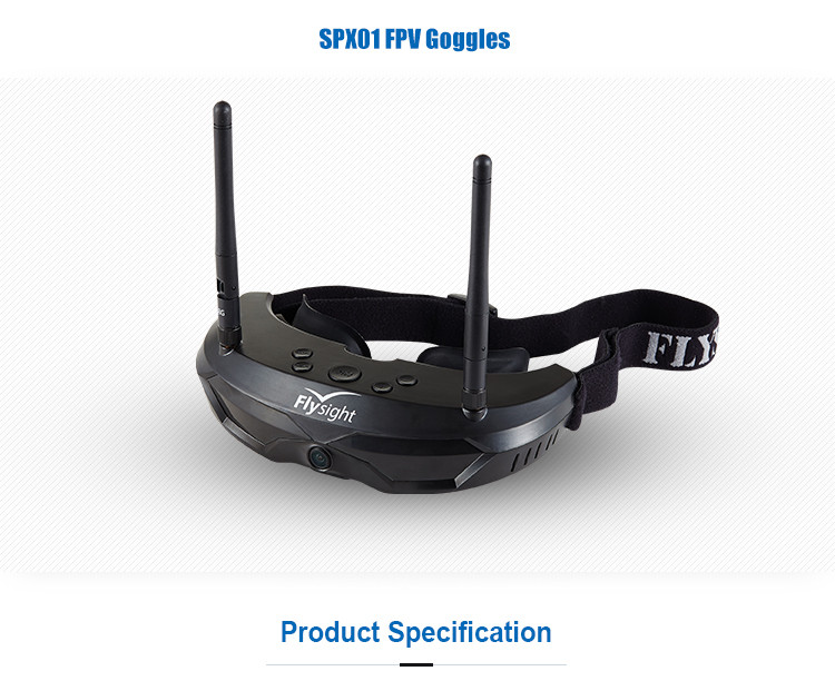 FLYSIGHT SPX01 5.8GHZ 32CH WIRELESS HDMI RC DIVERSITY AIO VIDEO RECEIVER FPV GOGGLES