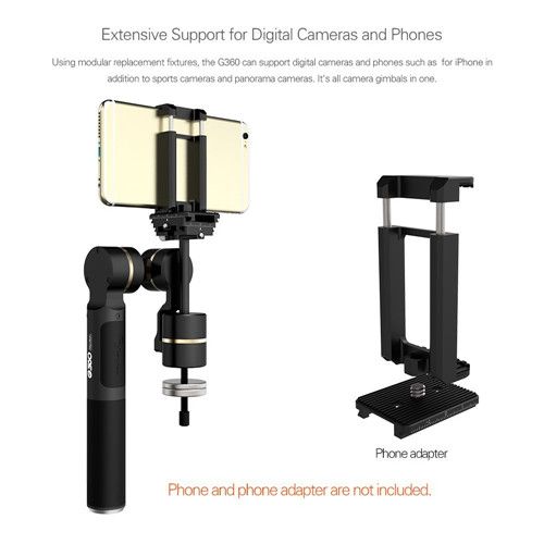 Handheld Gimbal Stabilizer Feiyu G360 for SONY FDR-X3000 - Click Image to Close