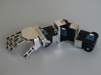 DIY Humanoid robot arm 3 degrees of freedom with 5 fingers - Click Image to Close