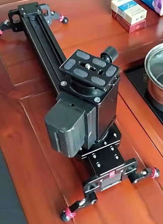 motorized slider with pan tilt motion control