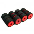 Sponge cases Shock absorption Protective sleeve RED Black - Click Image to Close