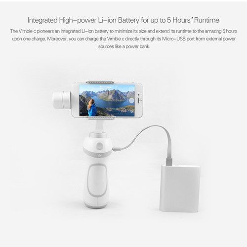 eiyuTech Vimble c Smartphone Gimbal Support Face Tracking Panorama Shooting Dynamic Time-Lapse