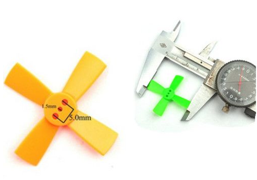 10 Pairs Racerstar 1535 38mm 4 Blade ABS Propeller For 60-80 FPV - Click Image to Close
