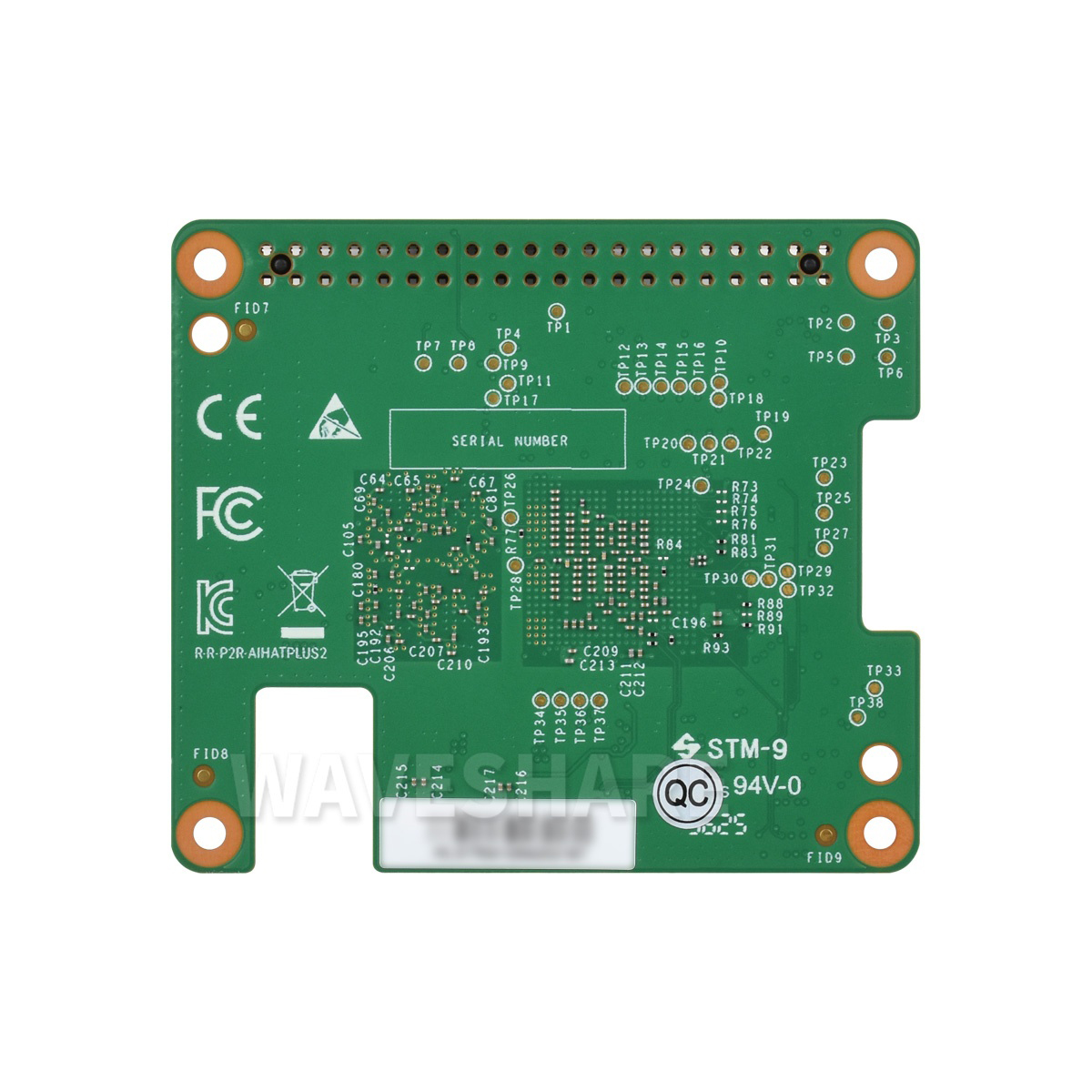 Raspberry Pi AI HAT+ 2 Hailo-10H AI Accelerator 40 TOPS 8GB Onboard RAM With Heatsink for Raspberry Pi 5