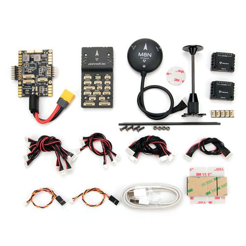 Pixhawk 6C Autopilot H743 Flight Controller by Holybro  (Aluminum Case) PM07 Power Module M8N GPS for RC Multirotor Airplanes 2