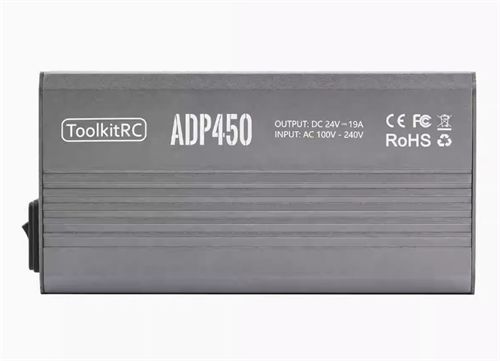 ToolkitRC ADP450 Power Supply Adapter 450W XT60 AC 100V-240V