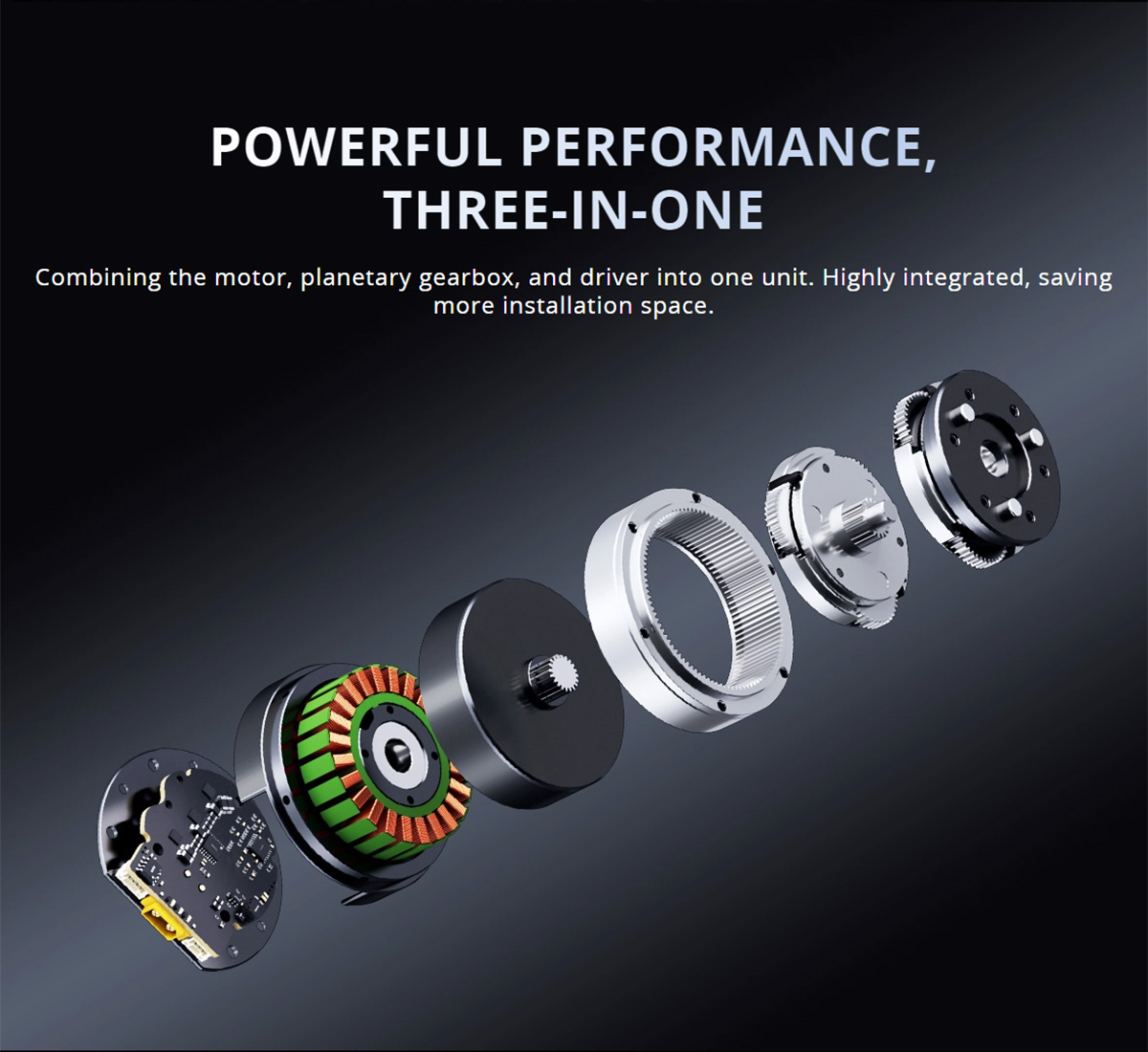 CubeMars AK45-36 80KV Brushless Motor Supports both Servo and MIT for Humanoid Robot Joints