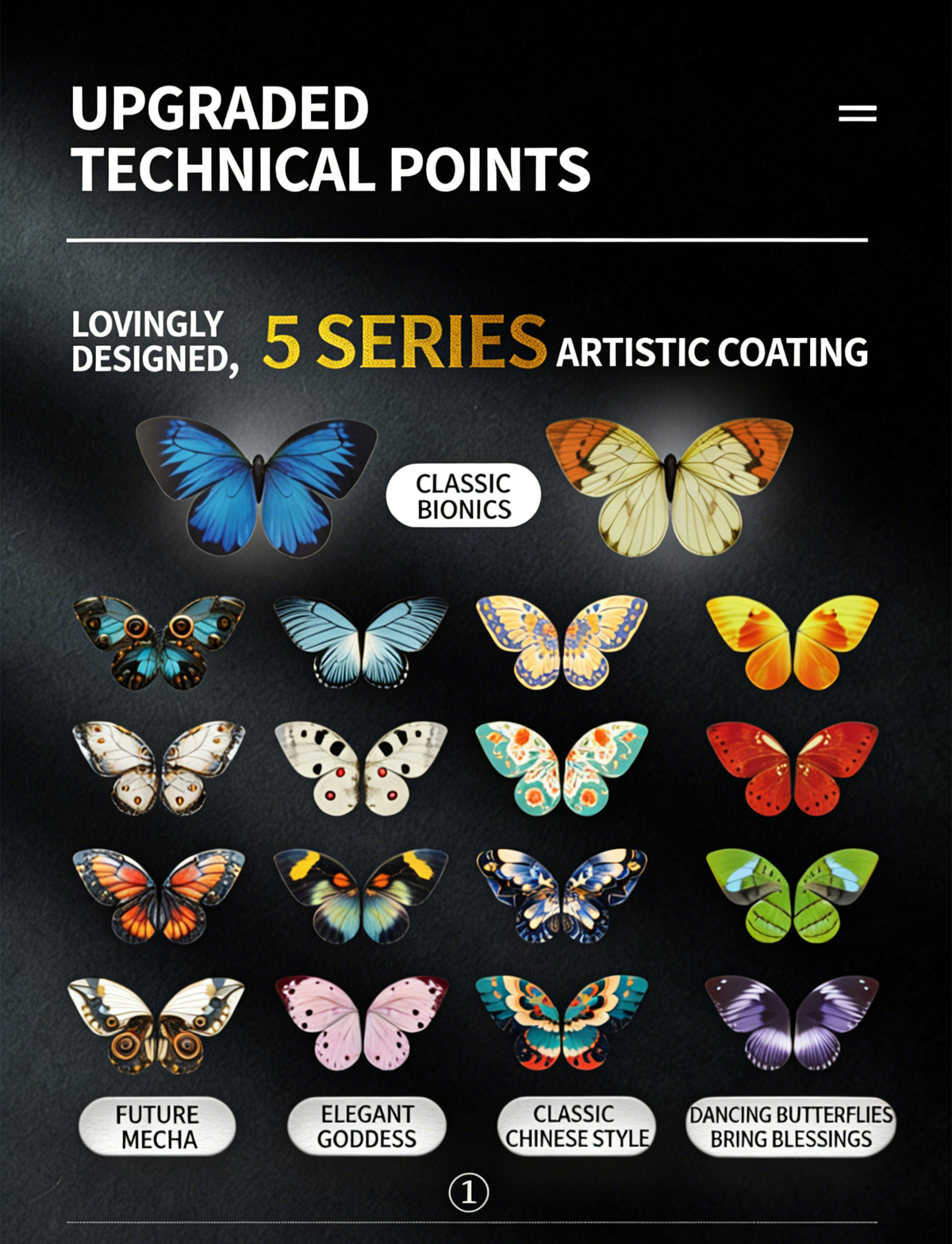 Bionic Butterfly Flapping Wing Drone Remote Control Wings Lightweight for Wedding Decoration Concert Educational