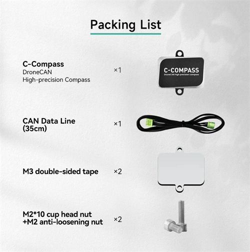 CUAV DroneCan Magnetic C-Compass High Precision RM3100