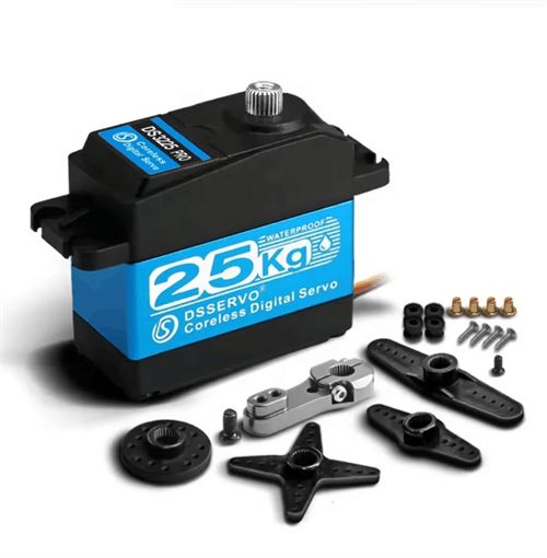 Waterproof DS3225 25KG Digital Coreless Stainless Steel Servo