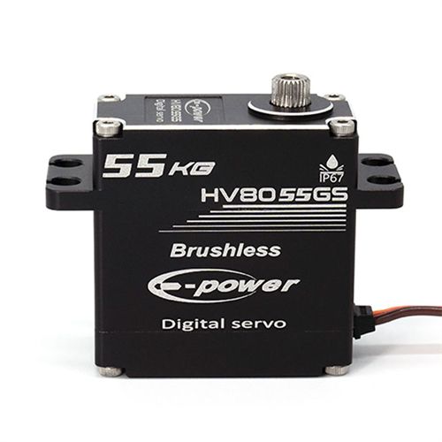 55kg Waterproof Brushless Servo 180/270 Metal Magnetic Sensor