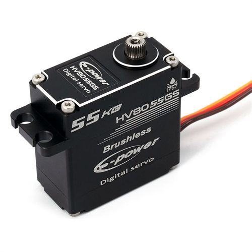 55kg Waterproof Brushless Servo 180/270 Metal Magnetic Sensor