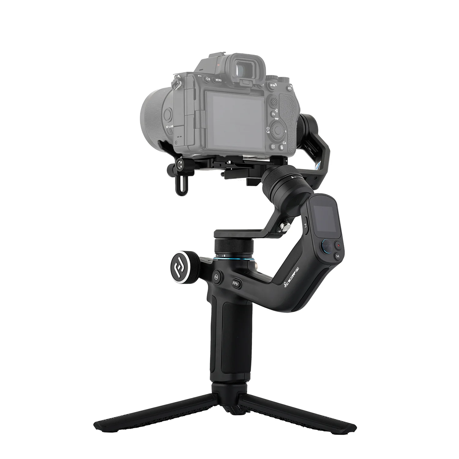 SCORP Mini 3-Axis OLED Touchscreen 4-in-1 Gimbal Stabilizer