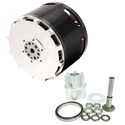 70KW Brushless BLDC Out runner Halbach-Array SENSORED Motor